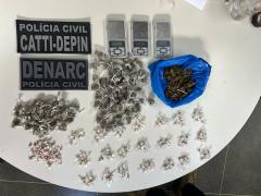 Três suspeitos são presos em flagrante e drogas são apreendidas em Irecê