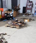 Polícia Civil destrói 250 armas apreendidas pela forças de segurança