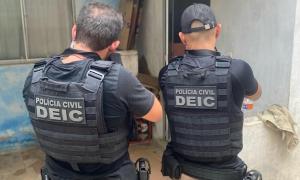 Mandado de prisão preventiva foi cumprido por equipes da DERRC no Centro da capital