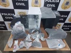 Dispositivos eletrônicos foram apreendidos durante a operação