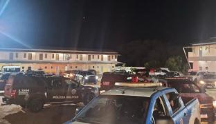 A ação contou com o apoio da Polícia Militar