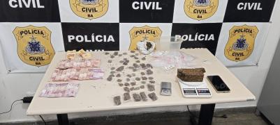 Homem é preso por tráfico de drogas em Santo Antônio de Jesus