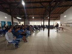 O titular da 2ª DT de Porto Seguro ministrou o evento para os estudantes