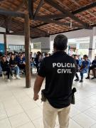 O titular da 2ª DT de Porto Seguro ministrou o evento para os estudantes