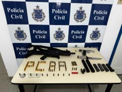 Armas são apreendidas em cumprimento de mandado no Recôncavo Sul da Bahia
