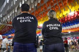 O suspeito cometeu o crime durante o evento festivo de São João da cidade