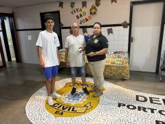 Suspeito foi detido por policial civil logo após roubar celular de idoso durante os festejos de São João