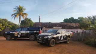 Os mandados foram cumpridos nas zonas rurais de Cristópolis e Baianópolis; dois investigados por homicídio foram presos