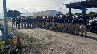 A ação integrada prendeu 18 suspeitos e recuperou mercadorias avaliadas em R$ 100 mil