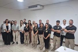 Comitiva liderada pela diretora do Departamento de Proteção à Mulher, Cidadania e Pessoas Vulneráveis  (DPMCV) realizou encontros e alinhamentos de ações