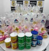 Durante o evento foram entregues kits de higiene e autocuidado