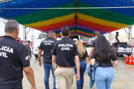 Polícia Civil realiza vistoria técnica e reforça atuação no São João de Cruz das Almas