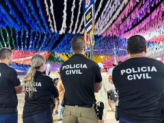Os investigadores foram agredidos enquanto realizavam diligências para coibir furtos no Camaforró 2025