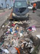 Veículos acautelados são retirados de unidade policial durante operação Depom em Ordem