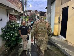 Durante as ações foram cumpridos mandados de prisão preventiva e por condenação definitiva 