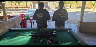 Os mandados de prisão e busca foram cumpridos nos municípios de Angical e Barreiras, no Oeste baiano