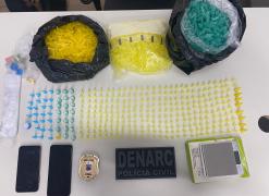 Polícia Civil apreende centenas de pinos de cocaína em Simões Filho