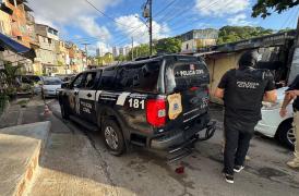 Suspeito foi localizado na casa do pai, após agredir fisicamente a ex-companheira