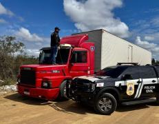 A carga avaliada em R$ 600 mil foi recuperada após monitoramento conjunto com a PRF