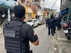 Ação integrada visa restabelecer acesso a vias públicas e combater a tentativa de ocupação por grupos criminosos