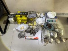 Operação Navalha mira núcleo de grupo criminoso e apreende mais de 26 kg de drogas em Eunápolis