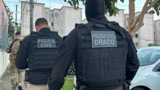 Ação coordenada pelo Draco mobiliza mais de 120 policiais civis na capital, Região Metropolitana e interior do estado