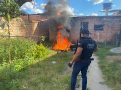 O imóvel era utilizado por criminosos para o preparo e distribuição de entorpecentes