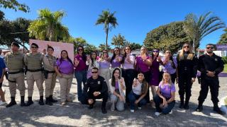 A ação destacou o papel da Polícia Civil no combate à violência contra a mulher