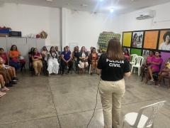 Ações em Barreiras, Vitória da Conquista e Camaçari reforçam a importância da informação, da denúncia e do fortalecimento da rede de apoio às vítimas