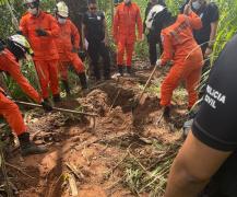  Equipes investigam possível cemitério clandestino vinculado ao tráfico de drogas