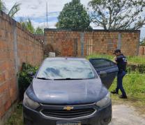 O carro havia sido tomado de assalto em posto de combustível em São Sebastião do Passé