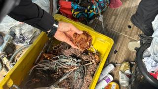 Ação localizou grande quantidade de fios de cobre, armas, notebook, documentos, e acúmulo de lixo que representava risco à saúde pública