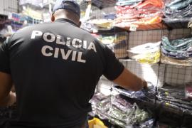 A ação visa coibir a venda irregular de mercadorias falsificadas