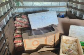 O caminhão foi interceptado na região de Camamu