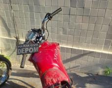 Os homens foram flagrados desmontando motocicletas e já eram investigados por tráfico, roubos e furtos