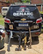 A Operação Solo Seguro atua contra grupos criminosos voltados ao tráfico de drogas na região do Arenoso