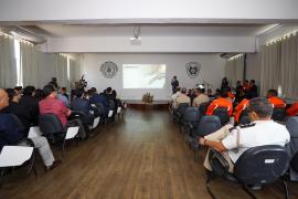 Palestra do cenário atual de combate à criminalidade e exposição de equipamentos foram pautas do encontro.