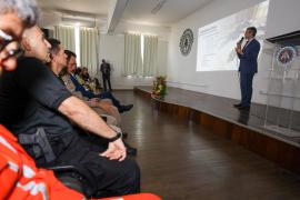 Palestra do cenário atual de combate à criminalidade e exposição de equipamentos foram pautas do encontro.