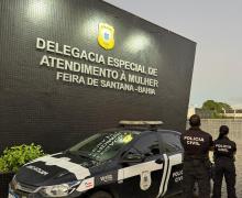 O suspeito, de 45 anos, responde a inquéritos por ameaça e perseguição contra a ex-companheira