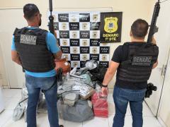 A ação faz parte da Operação Narke 5 e representa prejuízo ao tráfico de drogas na região