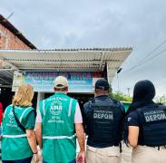 A ação integra a Operação Agro da Polícia Civil e contou com o apoio da ADAB e da Vigilância Sanitária Municipal e apreendeu 400 quilos de carne