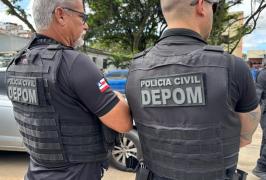 Homem foi capturado após confessar furto ocorrido horas antes. Contra ele havia um mandado judicial pelo crime de estupro 