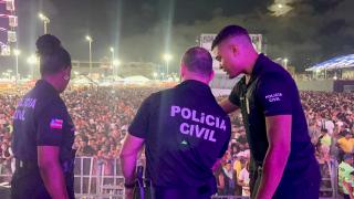 Polícia Civil fiscaliza uso de fogos durante o Festival Virada Salvador 2026