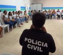 Polícia Civil participa de roda de conversa sobre prevenção contra violência de gênero em Saubara 