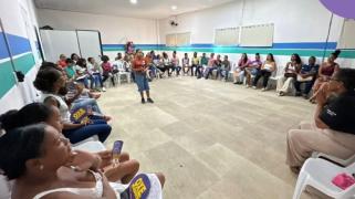 Polícia Civil participa de roda de conversa sobre prevenção contra violência de gênero em Saubara 