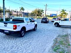 Foram cumpridos mandados de busca e apreensão em cinco municípios contra grupo empresarial do comércio varejista de armas e munições