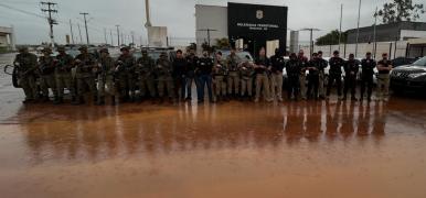 As diligências mobilizaram mais de 20 agentes de segurança pública da região