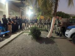 Uma espingarda artesanal calibre 12 foi apreendida na ação