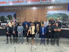 A honraria foi concedida pelos relevantes serviços de segurança e proteção prestados à população da região