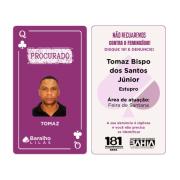 Denúncias podem ser feitas através do site do Disque Denúncia ou pelo número 181, com sigilo garantido.